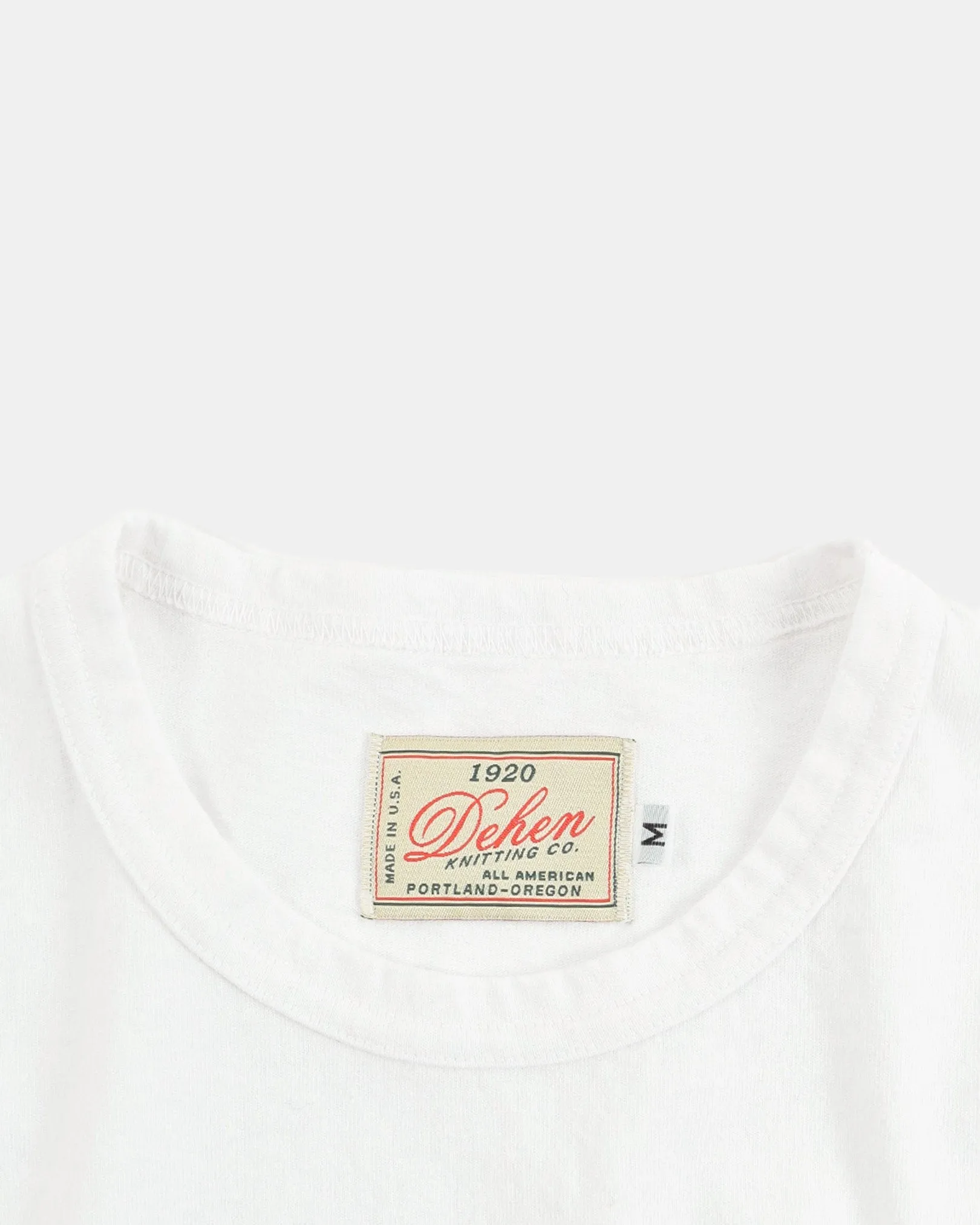 Heavy Duty Long Sleeve Tee - Single Pocket - White