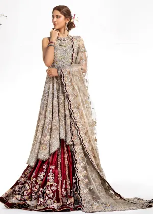 Heavy Lehnga Wear for Bridal in Ivory Color #Y6048