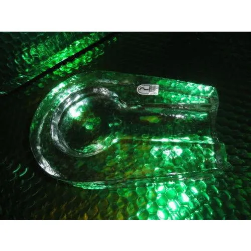 Heavy Pilgrim Glass Cigar Ashtray