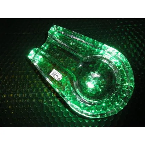 Heavy Pilgrim Glass Cigar Ashtray