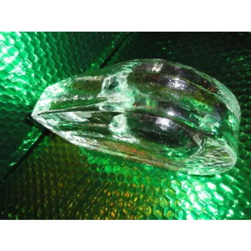 Heavy Pilgrim Glass Cigar Ashtray