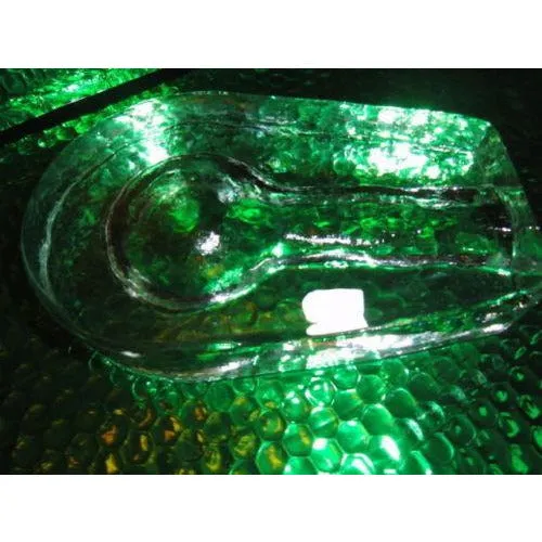 Heavy Pilgrim Glass Cigar Ashtray