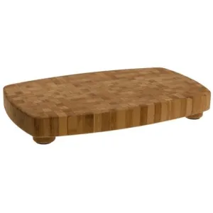 Heavy Sturdy Large Bamboo Butcher Block - Formaldehyde Free