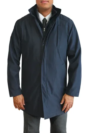 Hechter Paris Shelby All Weather Navy Raincoat