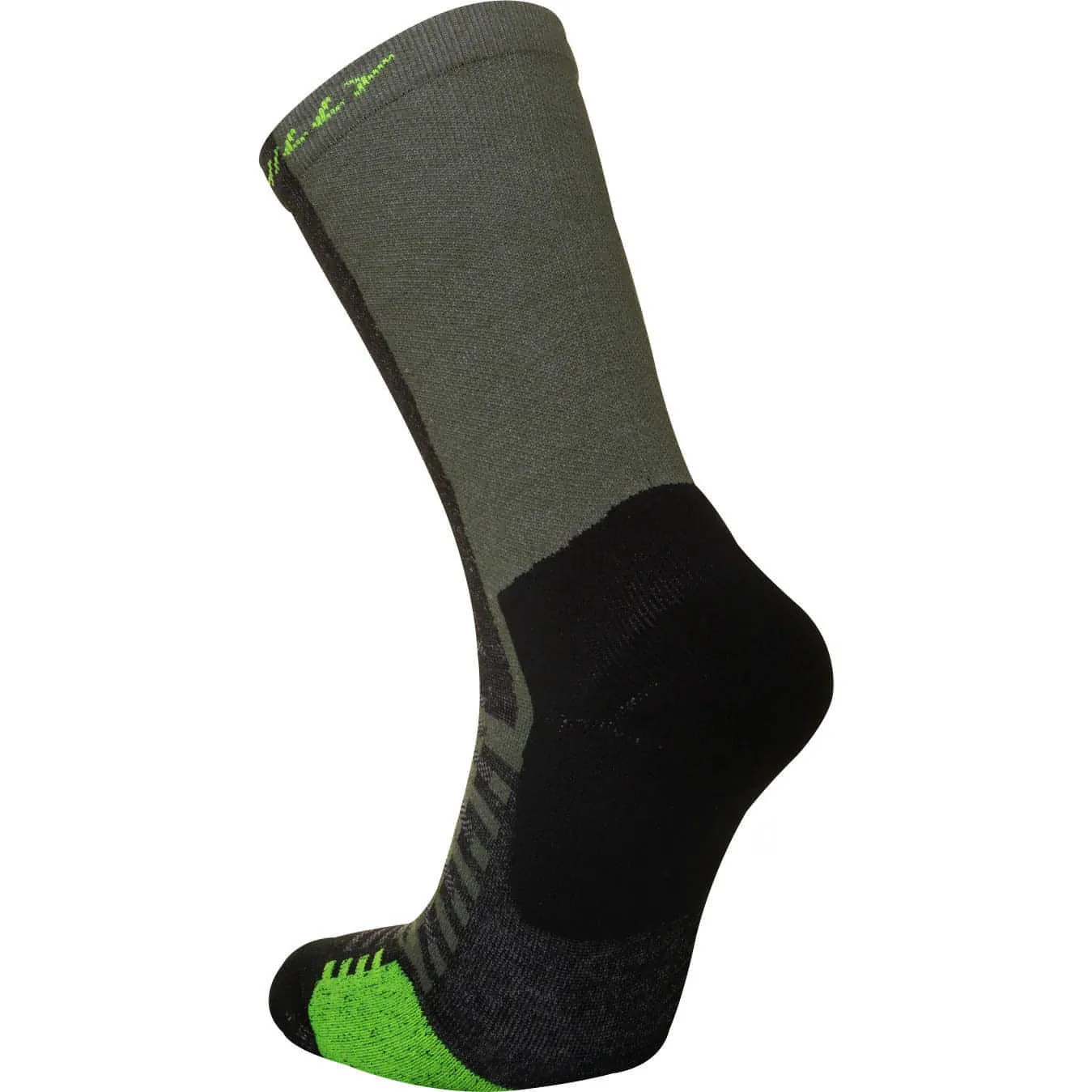 Hilly Active Crew Running Socks - Green