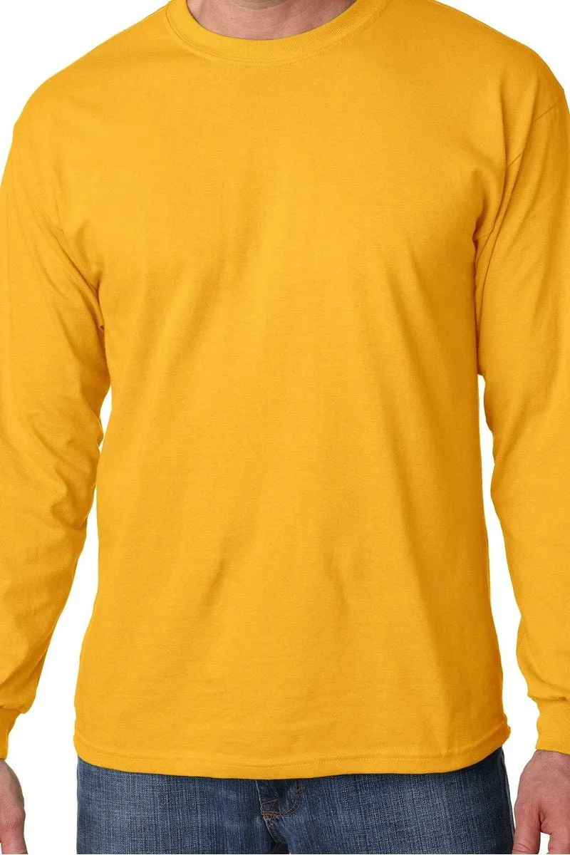 Holiday Highland Cow Heavy Cotton Long Sleeve Adult T-Shirt