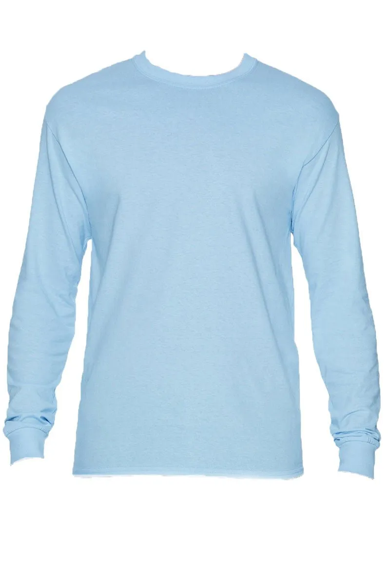Holiday Highland Cow Heavy Cotton Long Sleeve Adult T-Shirt