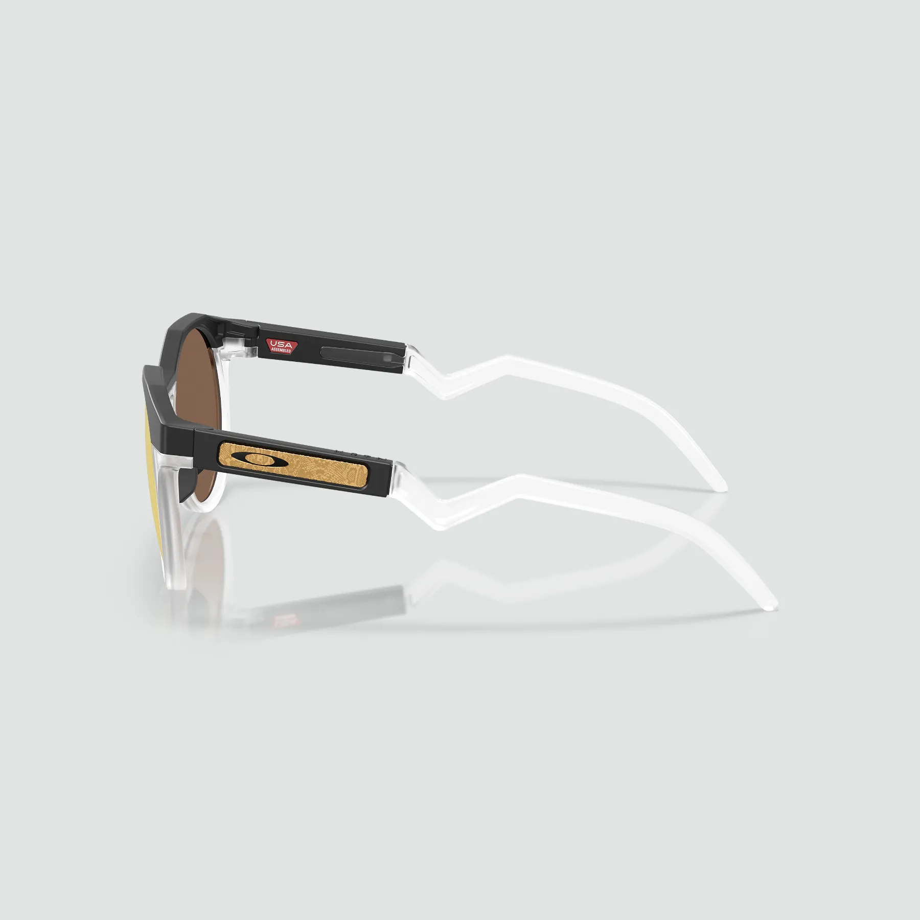 HSTN Sunglasses - Matte Black/Matte Clear Prizm 24K Iridium