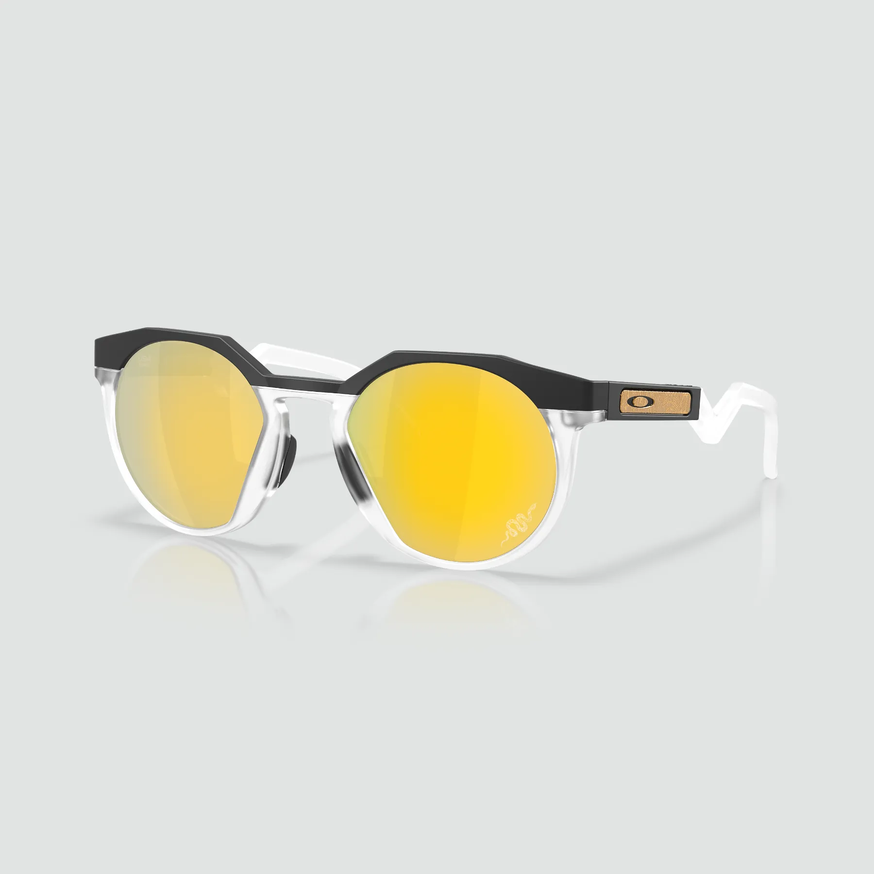 HSTN Sunglasses - Matte Black/Matte Clear Prizm 24K Iridium