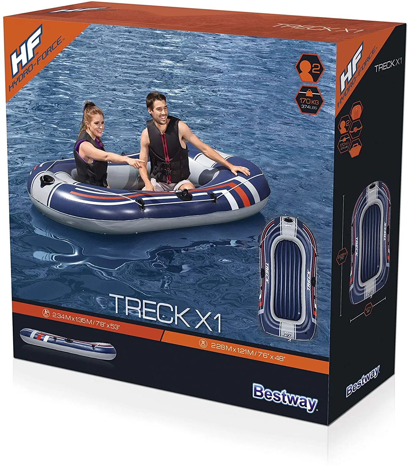HYDRO FORCE TRECK - 90X48 DINGHY (SIZE 2)