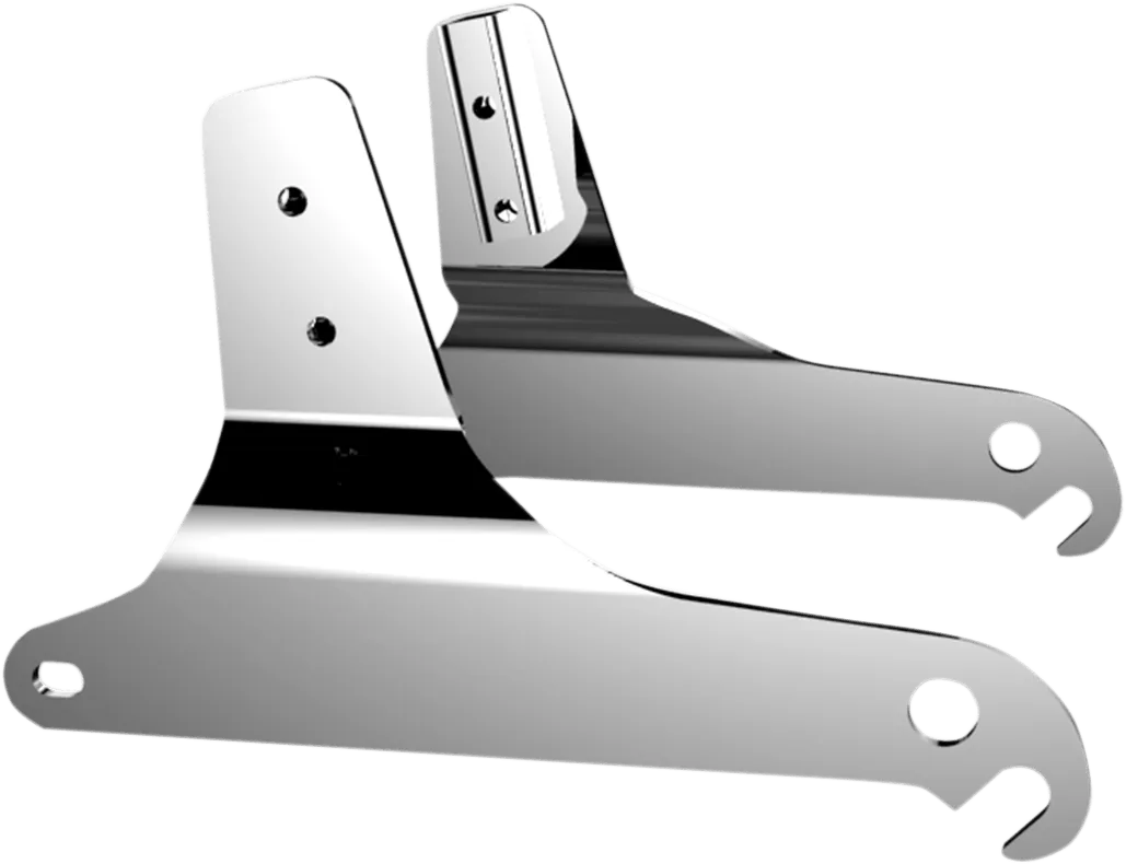 Khrome Werks 264009B Sissy Bar Sideplates - Chrome
