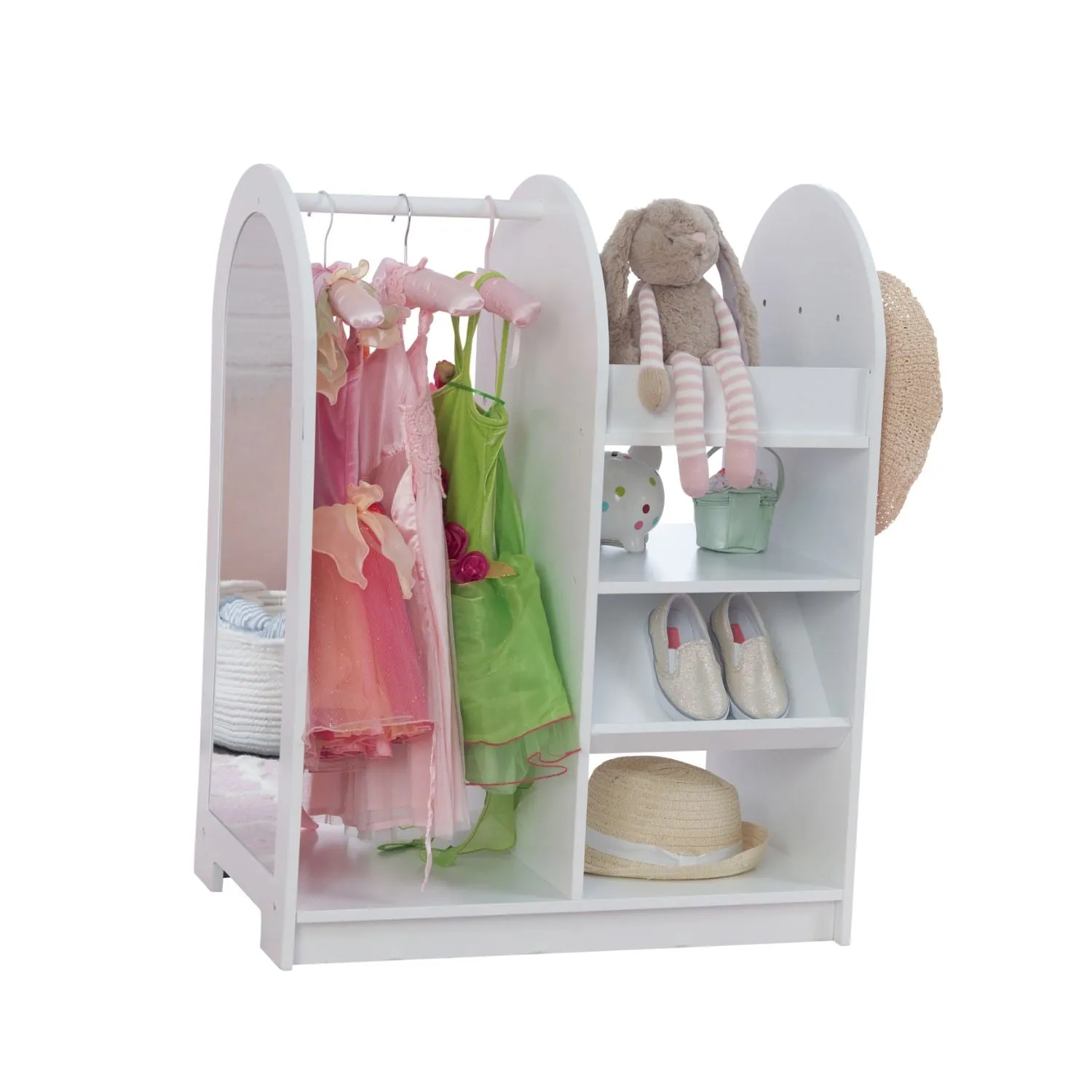 KidKraft Fashion Pretend Play Station - White