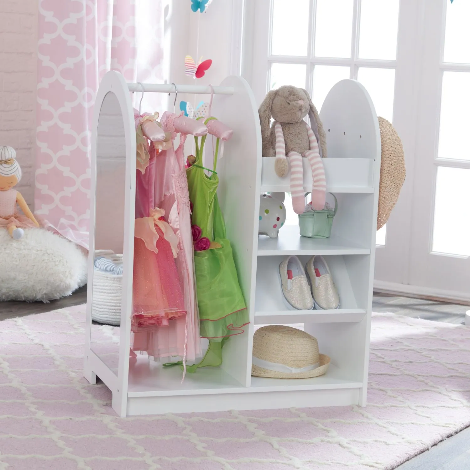 KidKraft Fashion Pretend Play Station - White