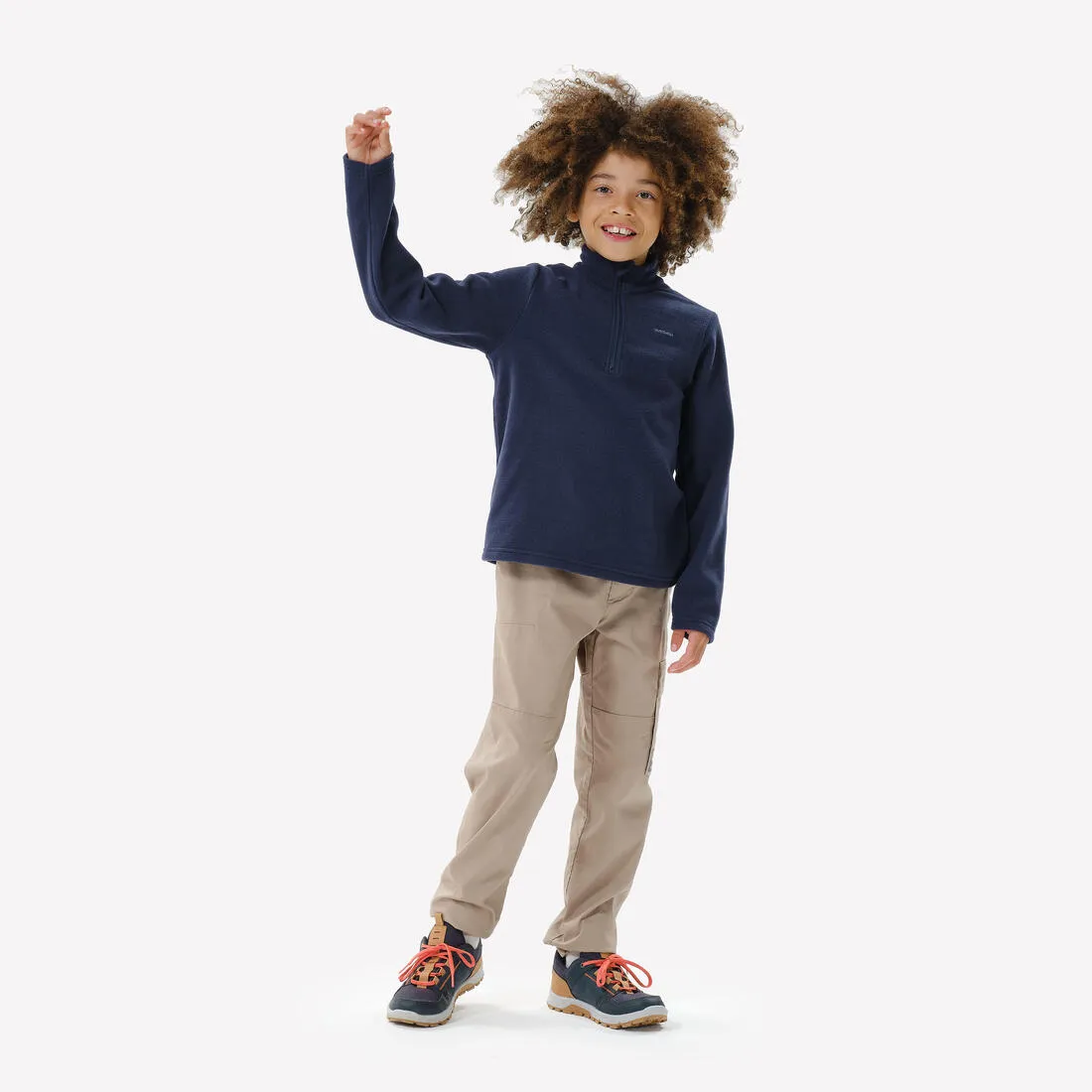 Kids' Hiking Fleece MH100 7-15 Years