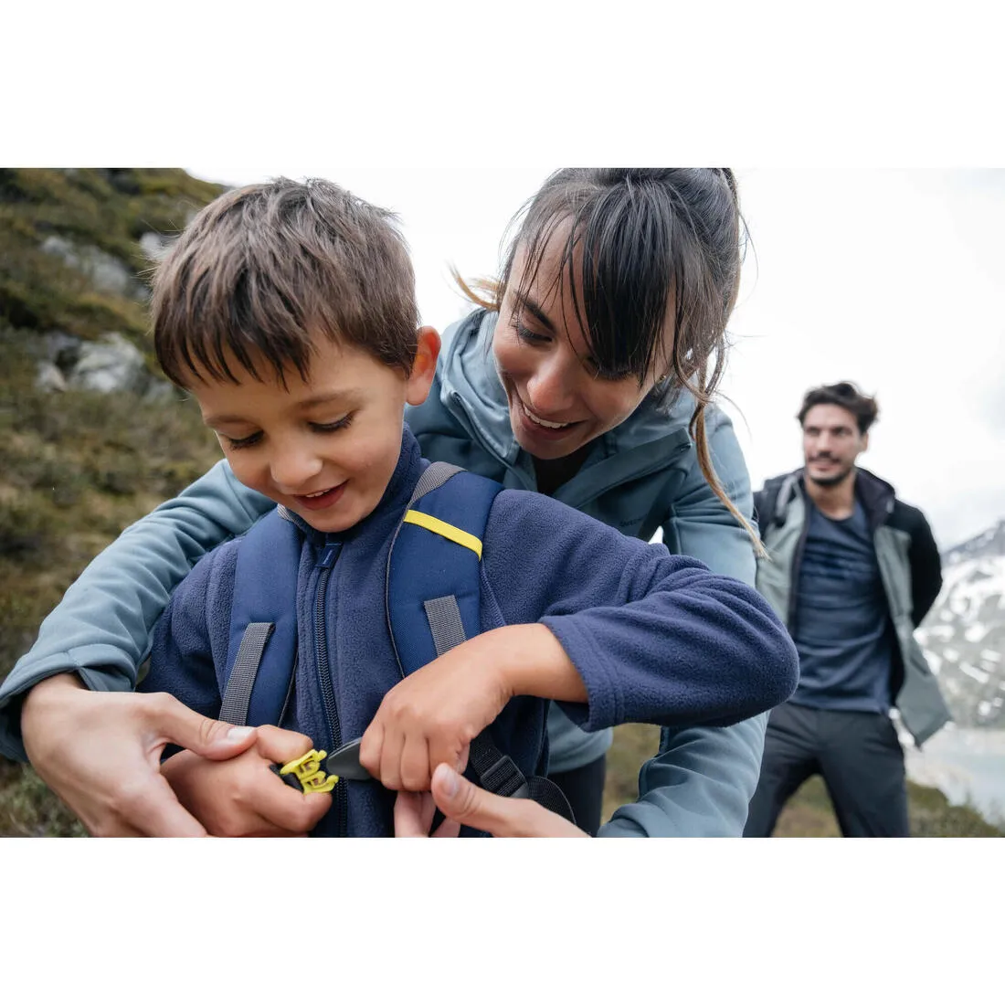 Kids' Hiking Fleece MH100 7-15 Years