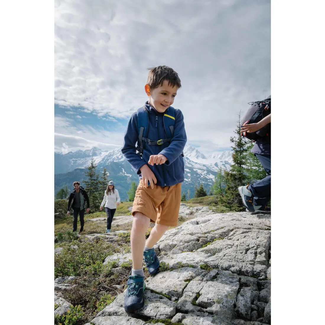 Kids' Hiking Fleece MH100 7-15 Years