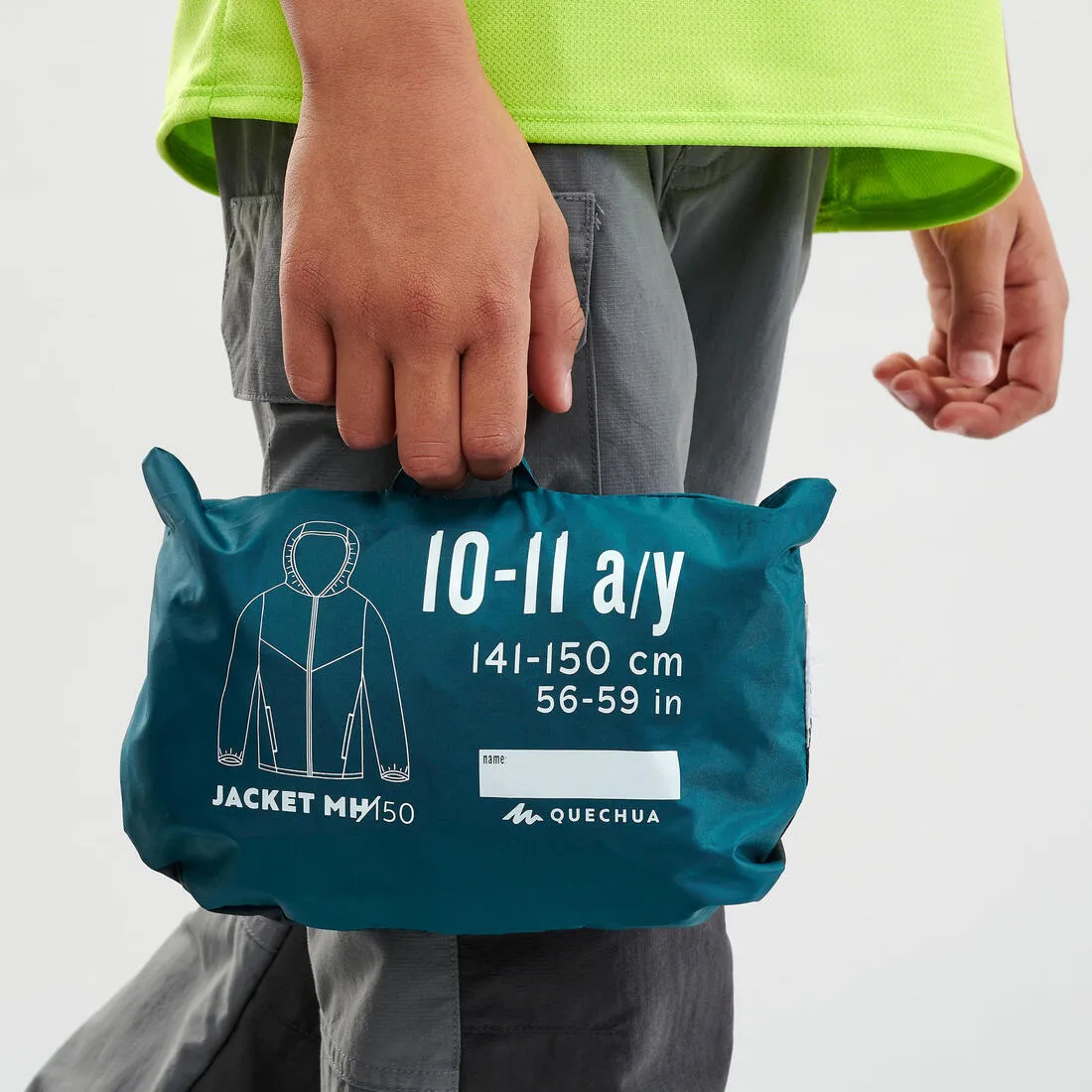 Kids’ Hiking Waterproof Jacket MH150 7-15 Years
