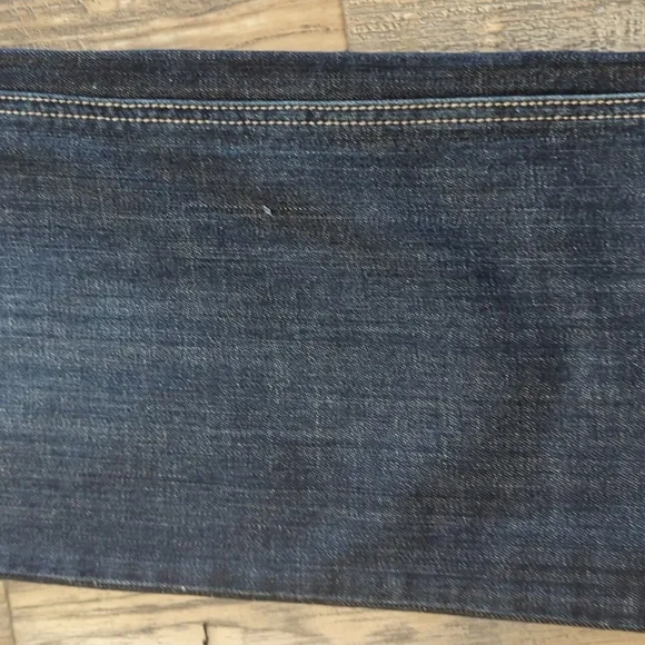L.A. Idol USA bootcut blingy distressed jeans cowgirl/rodeo sz 15 37x34L TALL
