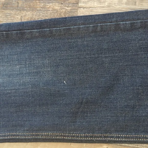 L.A. Idol USA bootcut blingy distressed jeans cowgirl/rodeo sz 15 37x34L TALL