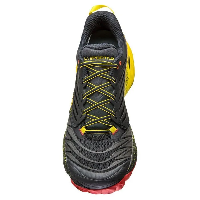 La Sportiva Akasha Mens Trail Running Shoe - Black/Yellow - Clearance