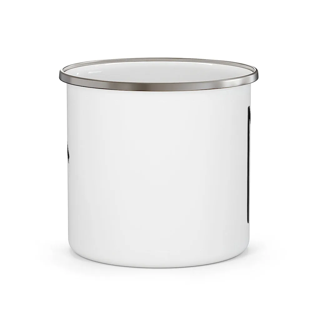Laguz (Lake) Viking Rune Enamel Camping Mug