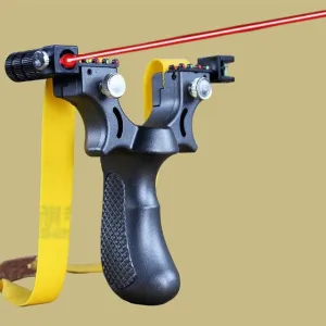 Laser Aiming Powerful Slingshot Catapult