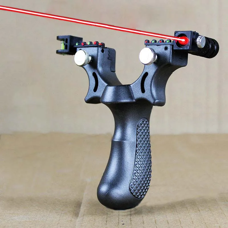 Laser Aiming Powerful Slingshot Catapult