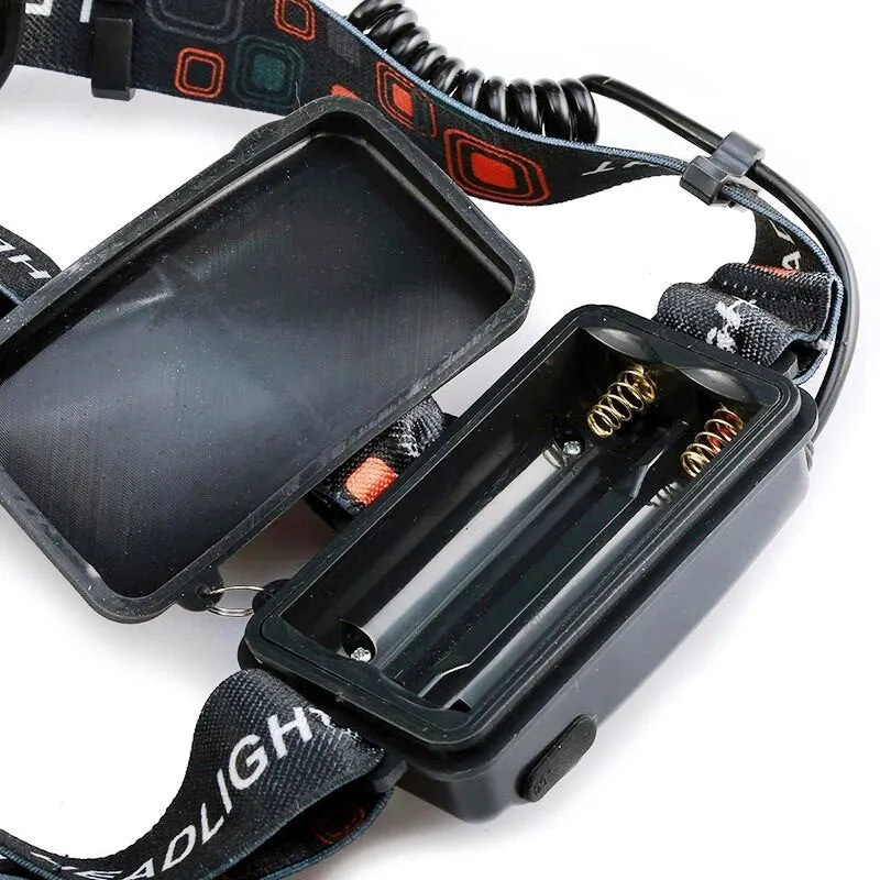 LED Hard Hat Headlight Flashlight