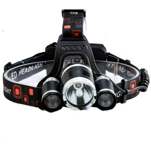 LED Hard Hat Headlight Flashlight