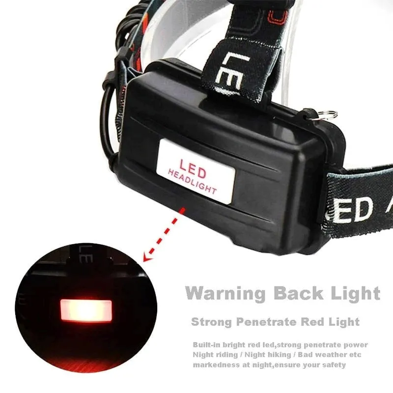 LED Hard Hat Headlight Flashlight