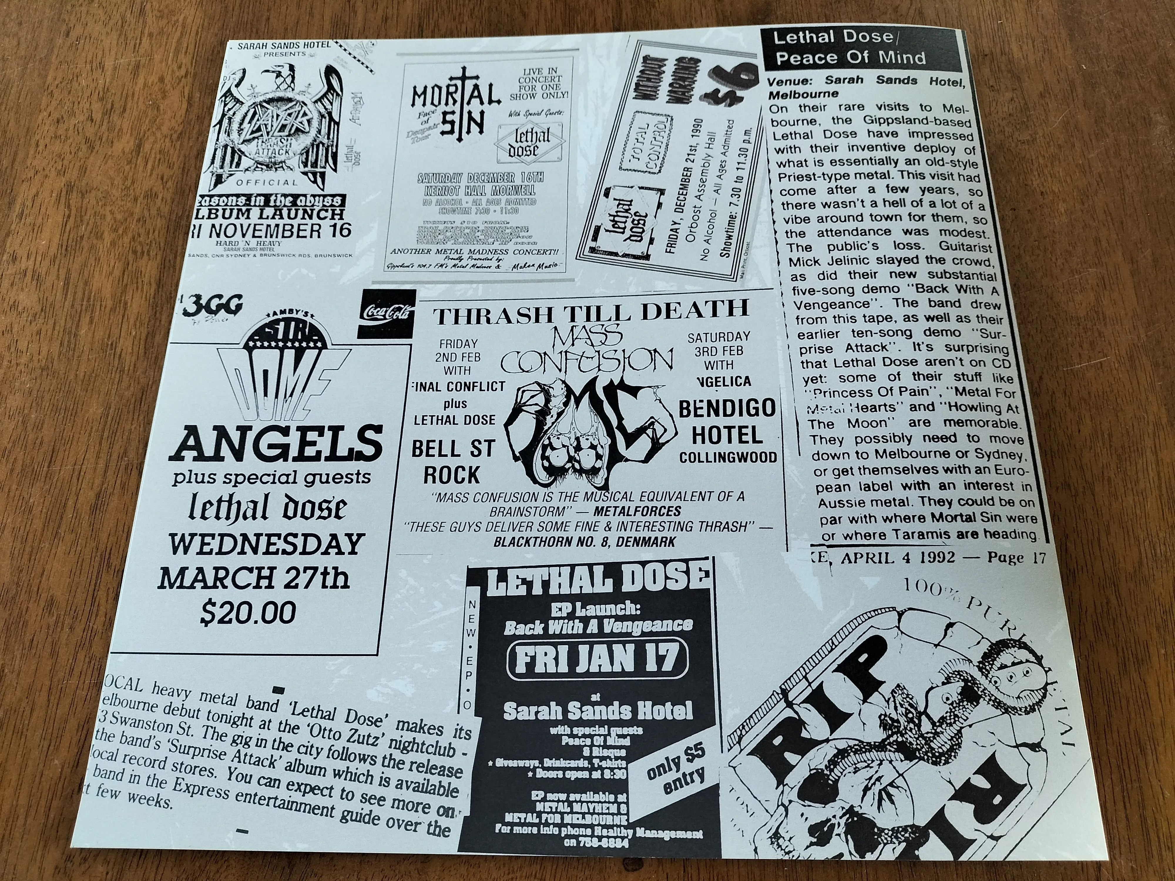 LETHAL DOSE (AUS) - Surprise Attack 12" EP