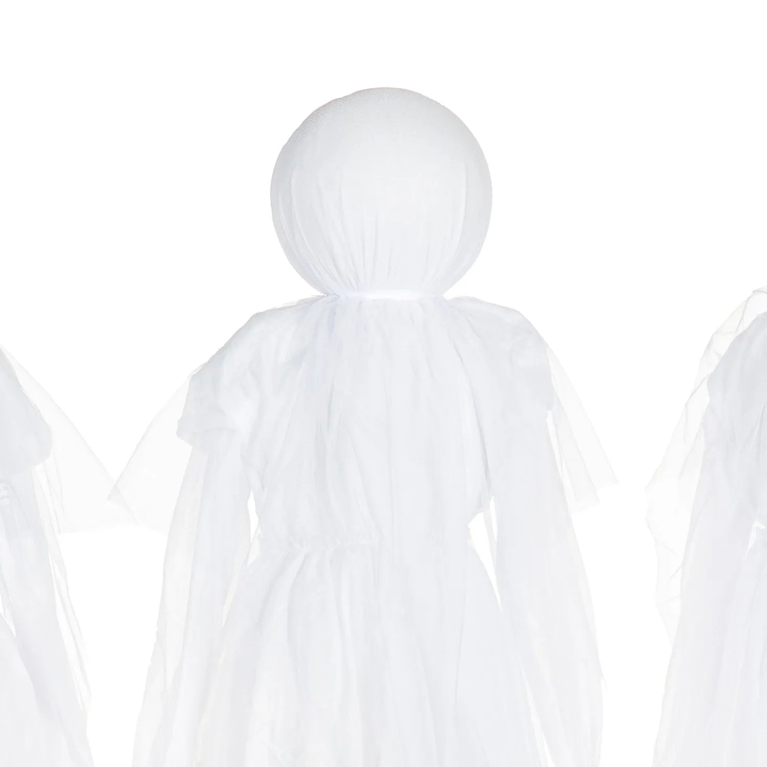 Lighted Halloween Phantom Ghost Stakes, Set of 3,65r85
