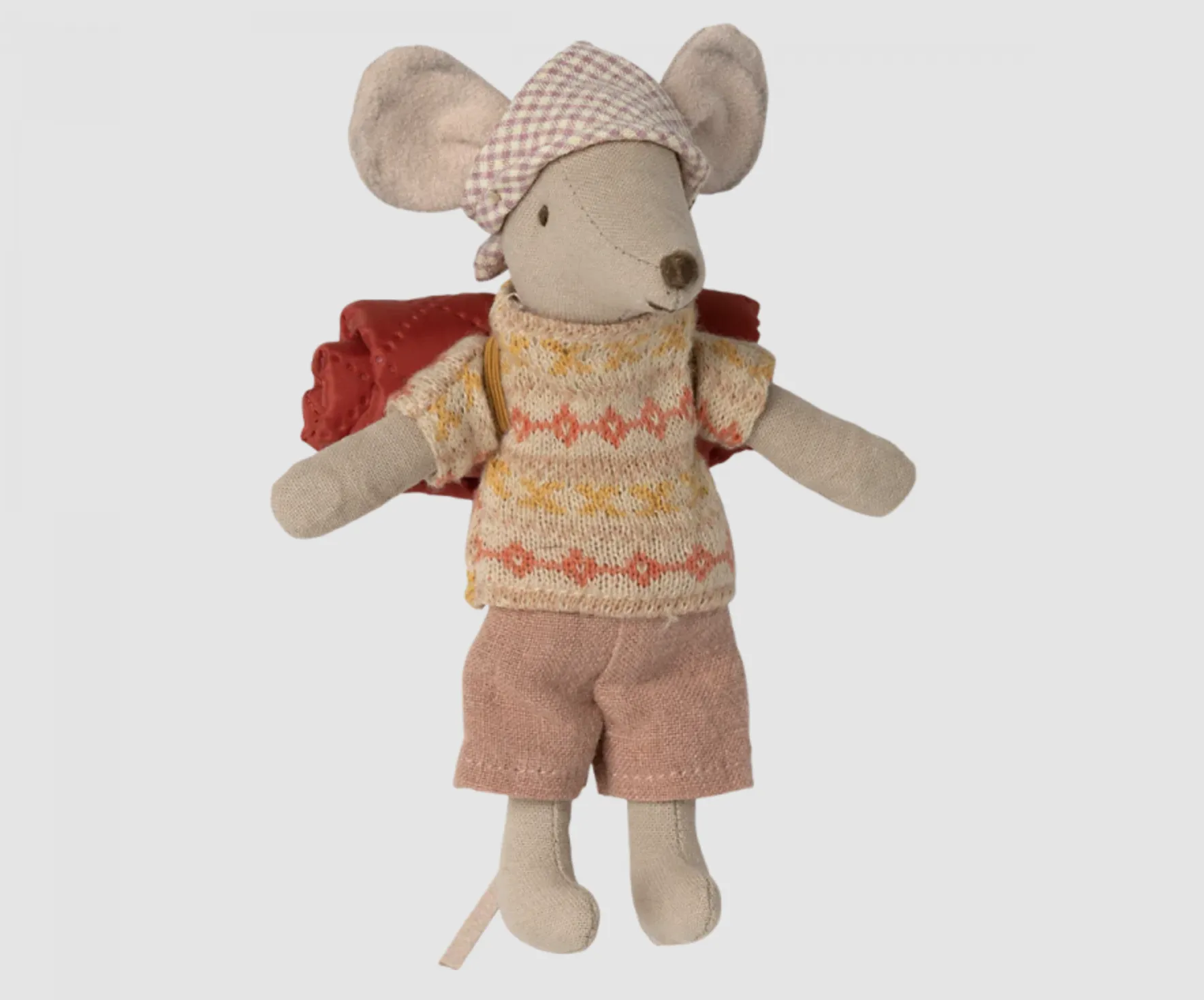 Maileg - Big Sister Hiker Mouse - Blush