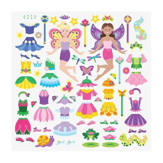 Melissa & Doug Puffy Sticker Play Set - Fairy