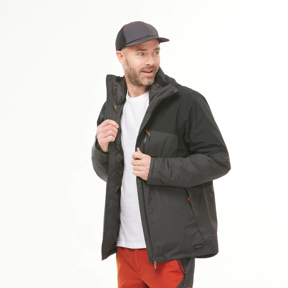 Men’s 3in1 waterproof hiking jacket -10°C, MH500 Mountain