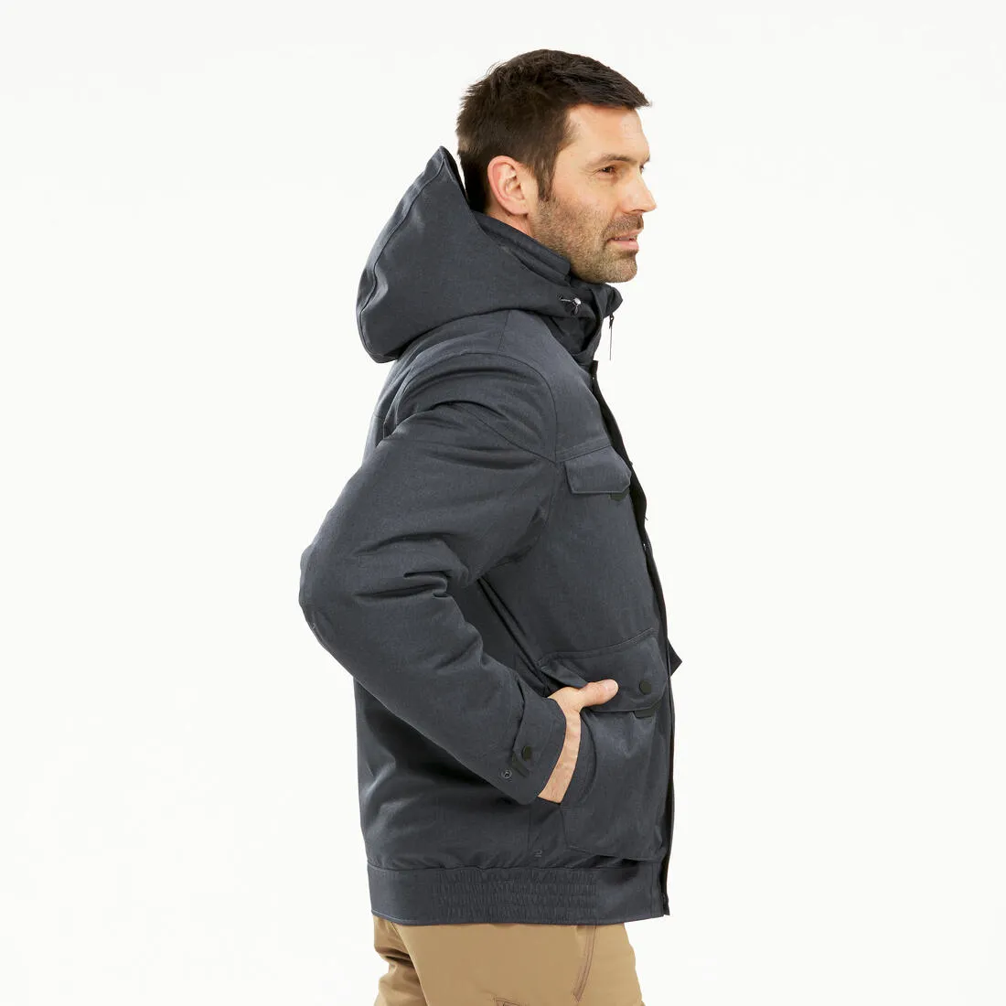 Men’s waterproof hiking anorak -10°C NH500