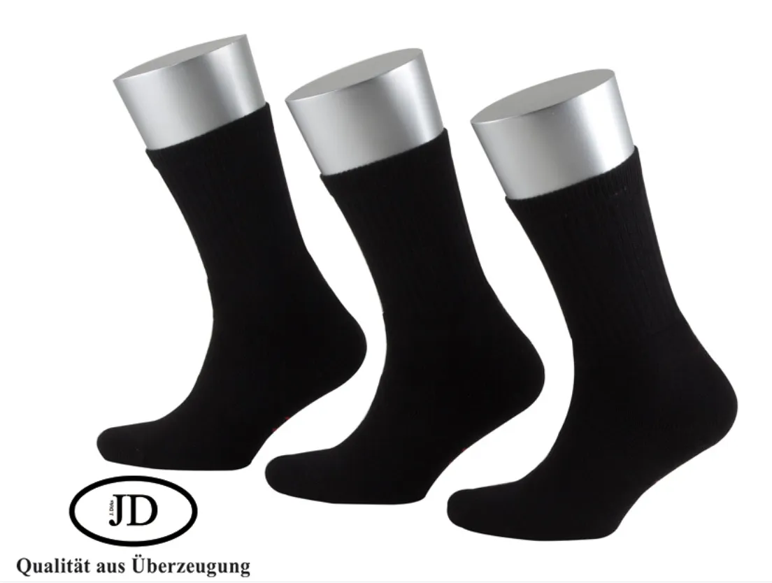 Men's Work Socks "pack of 3" Black