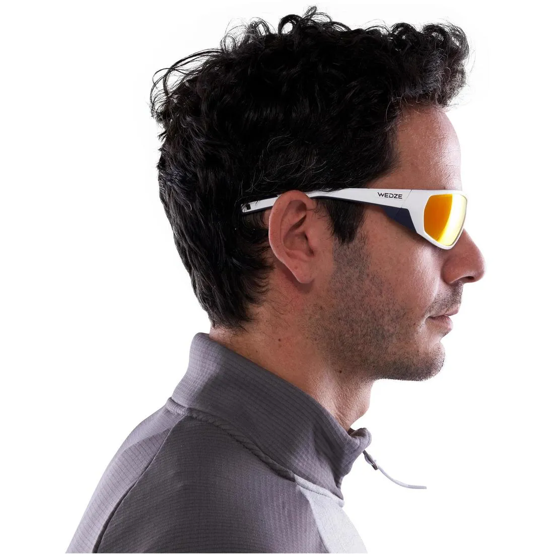 MH 570 Adult Hiking Glasses - 2 interchangeable lenses - White/Orange