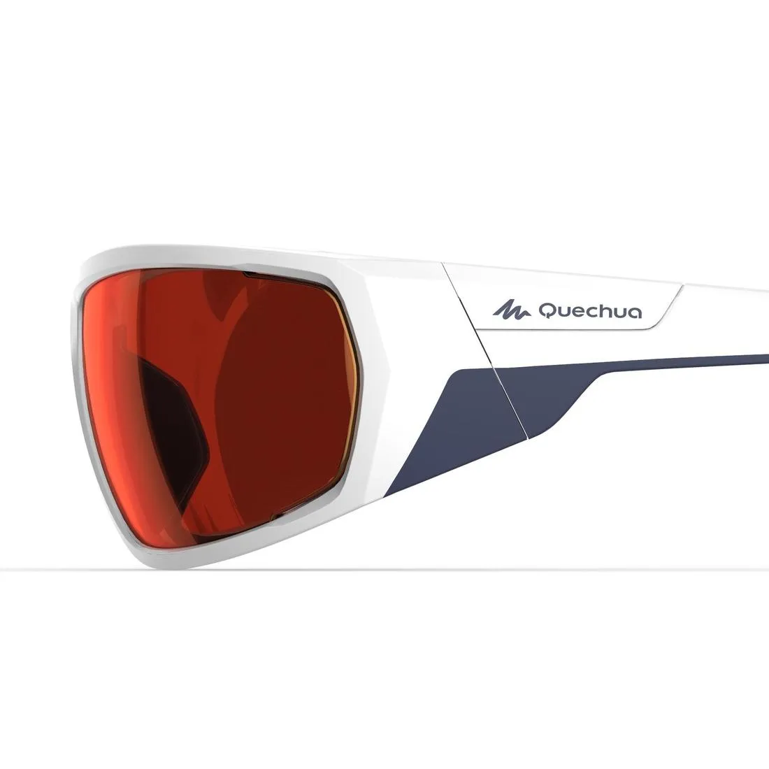 MH 570 Adult Hiking Glasses - 2 interchangeable lenses - White/Orange