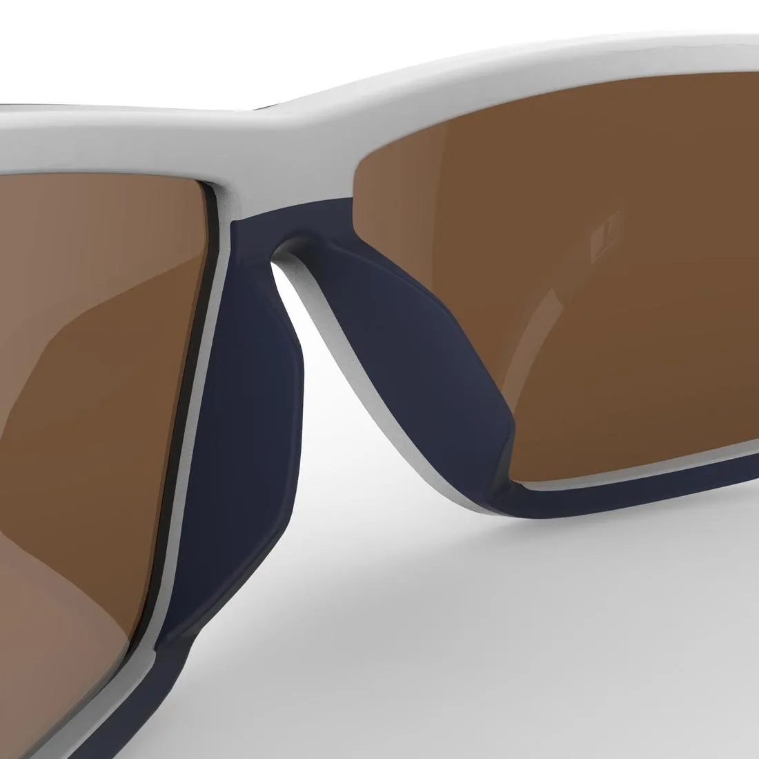 MH 570 Adult Hiking Glasses - 2 interchangeable lenses - White/Orange
