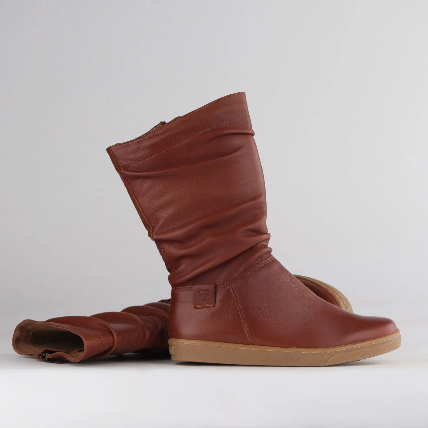 Mid-Calf Boot in Chestnut - 10970