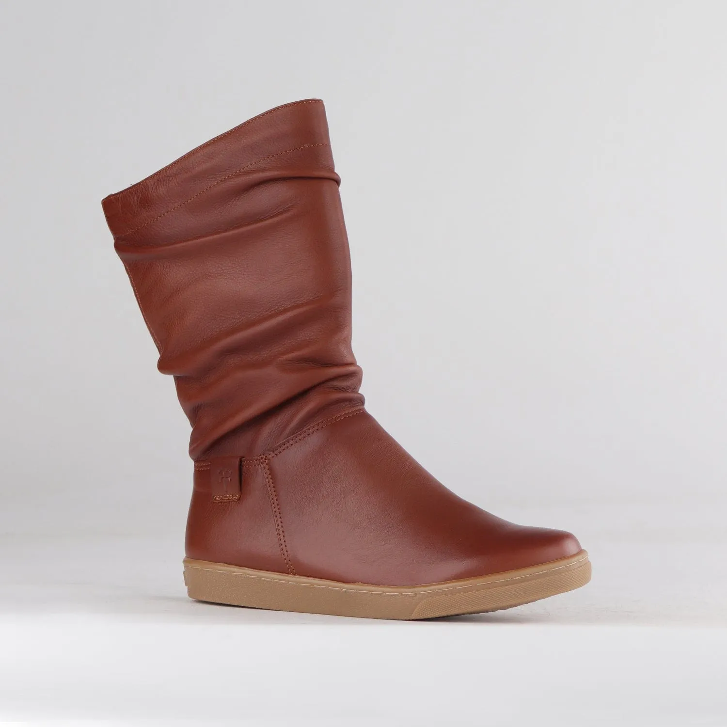 Mid-Calf Boot in Chestnut - 10970