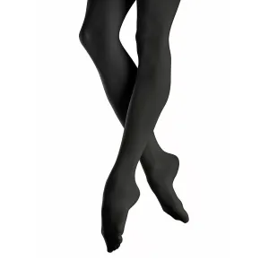 Mondor Adult Black Durable Footed Tights