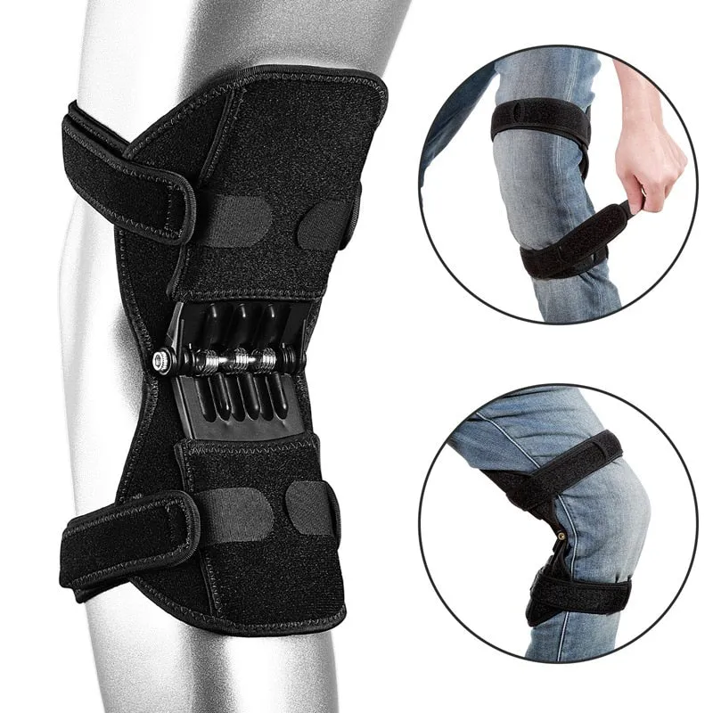 Non-Slip Power Lift Knee Pads Rebound Spring Force Knee Booster Leg Protector