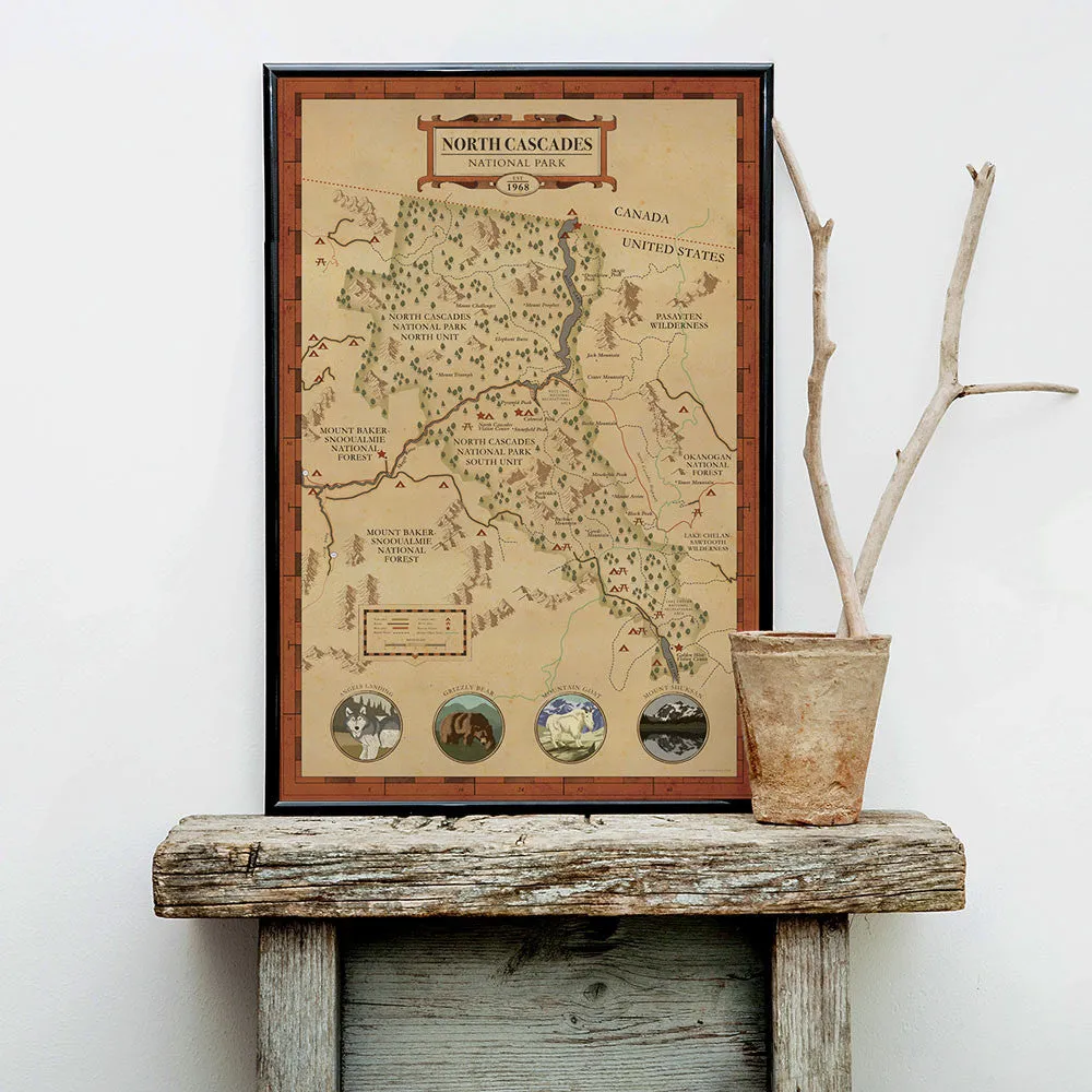 North Cascades National Park Map