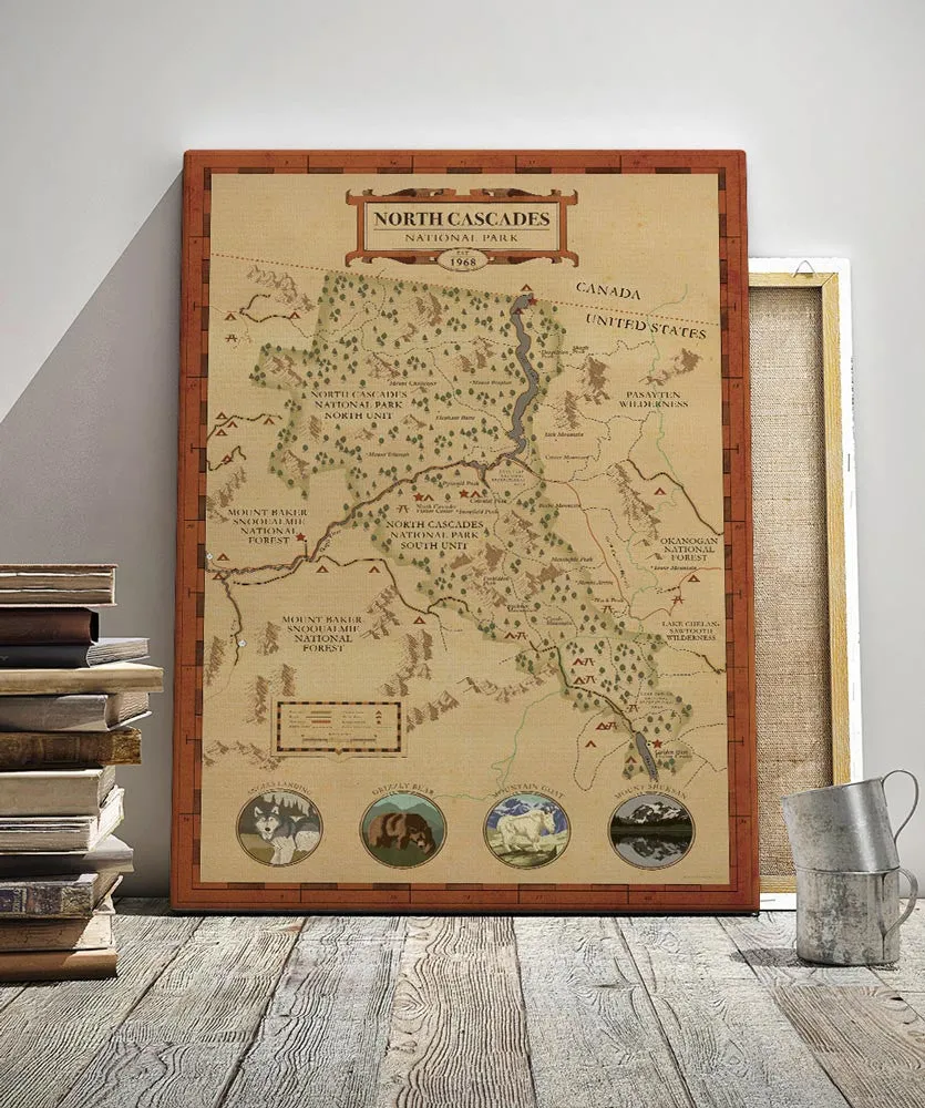 North Cascades National Park Map