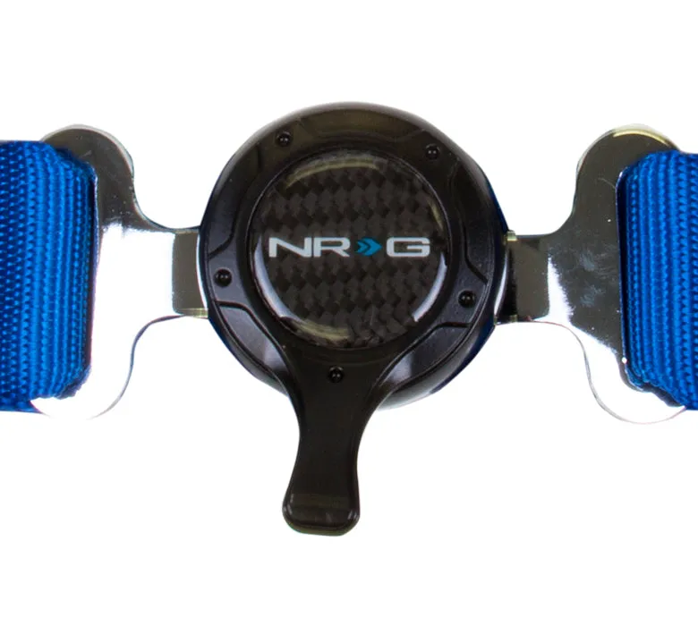 NRG SBH-4PCBL Blue 4 Point Seat Belt Harness with Cam Lock