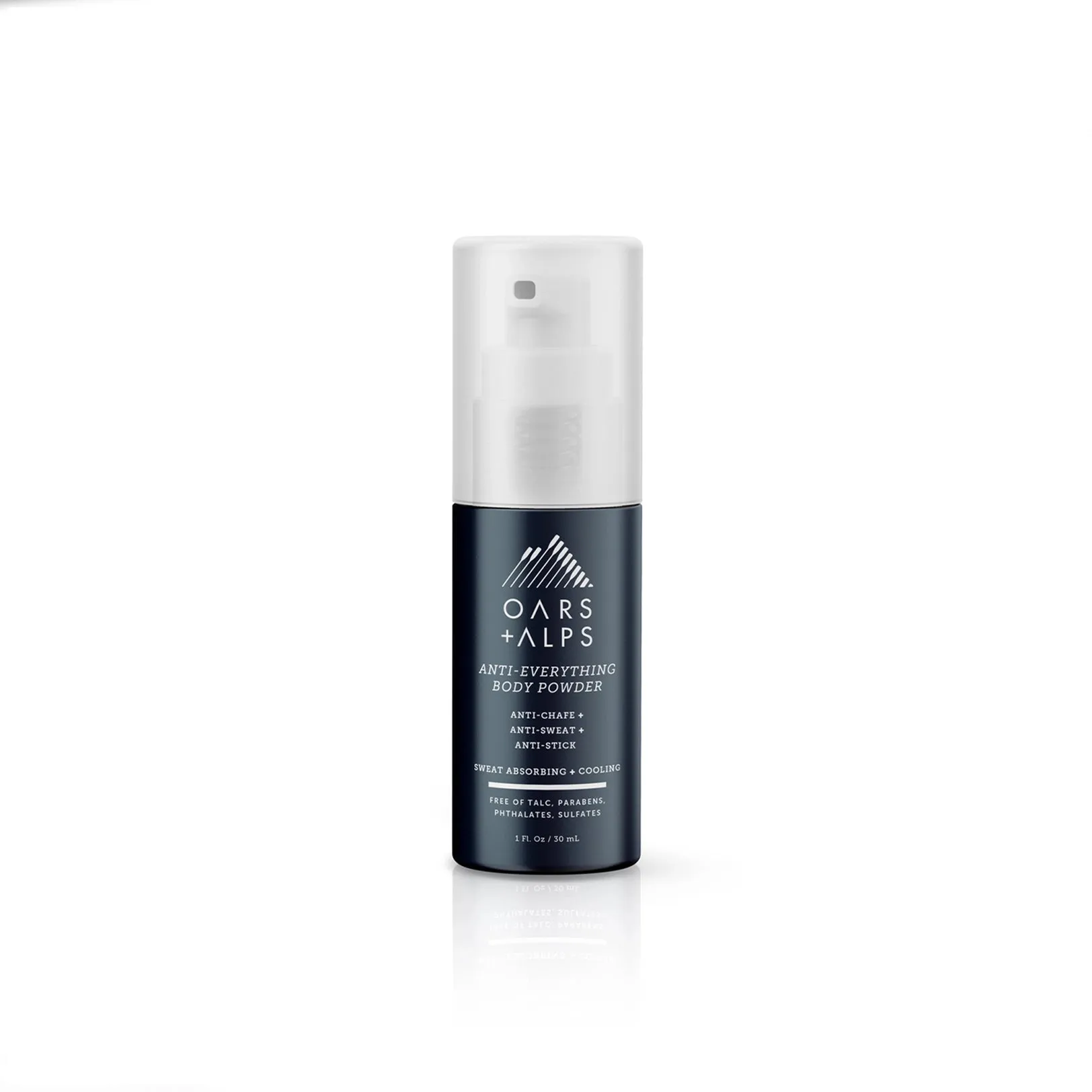 Oars   Alps Anti-Everything Body Powder, Sweat Absorbing & Cooling 1 oz.