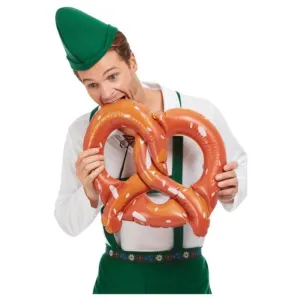 Oktoberfest Inflatable Pretzel, Brown