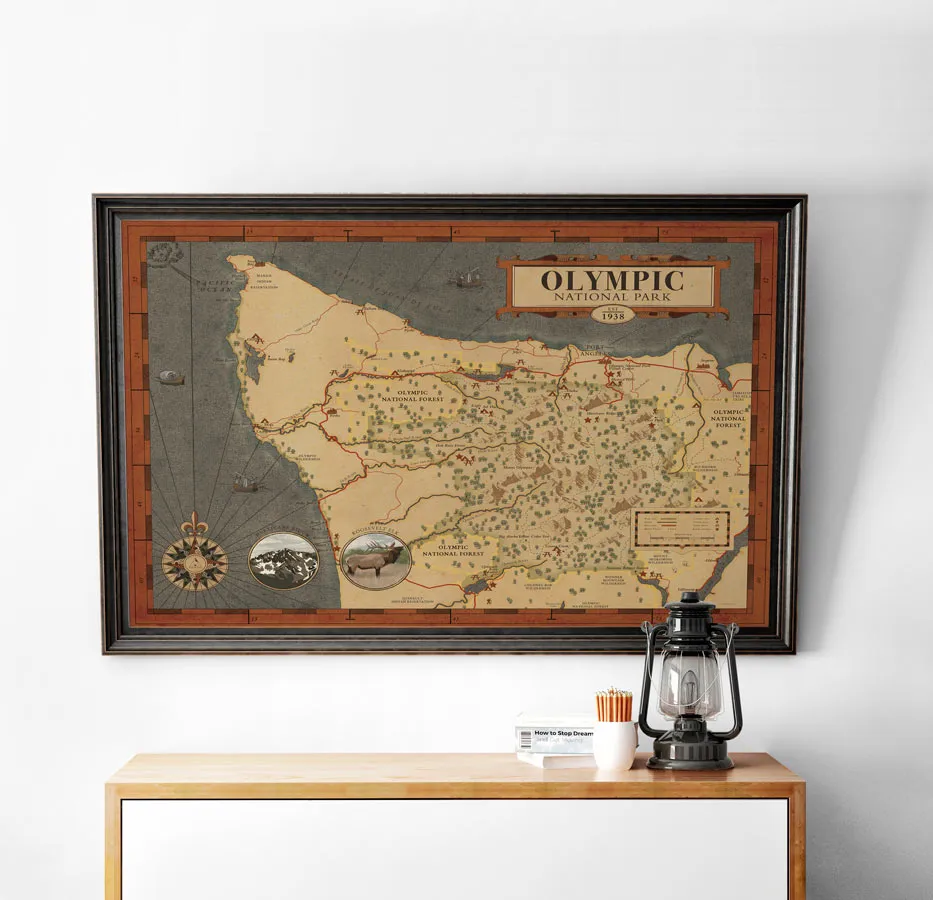 Olympic National Park Map